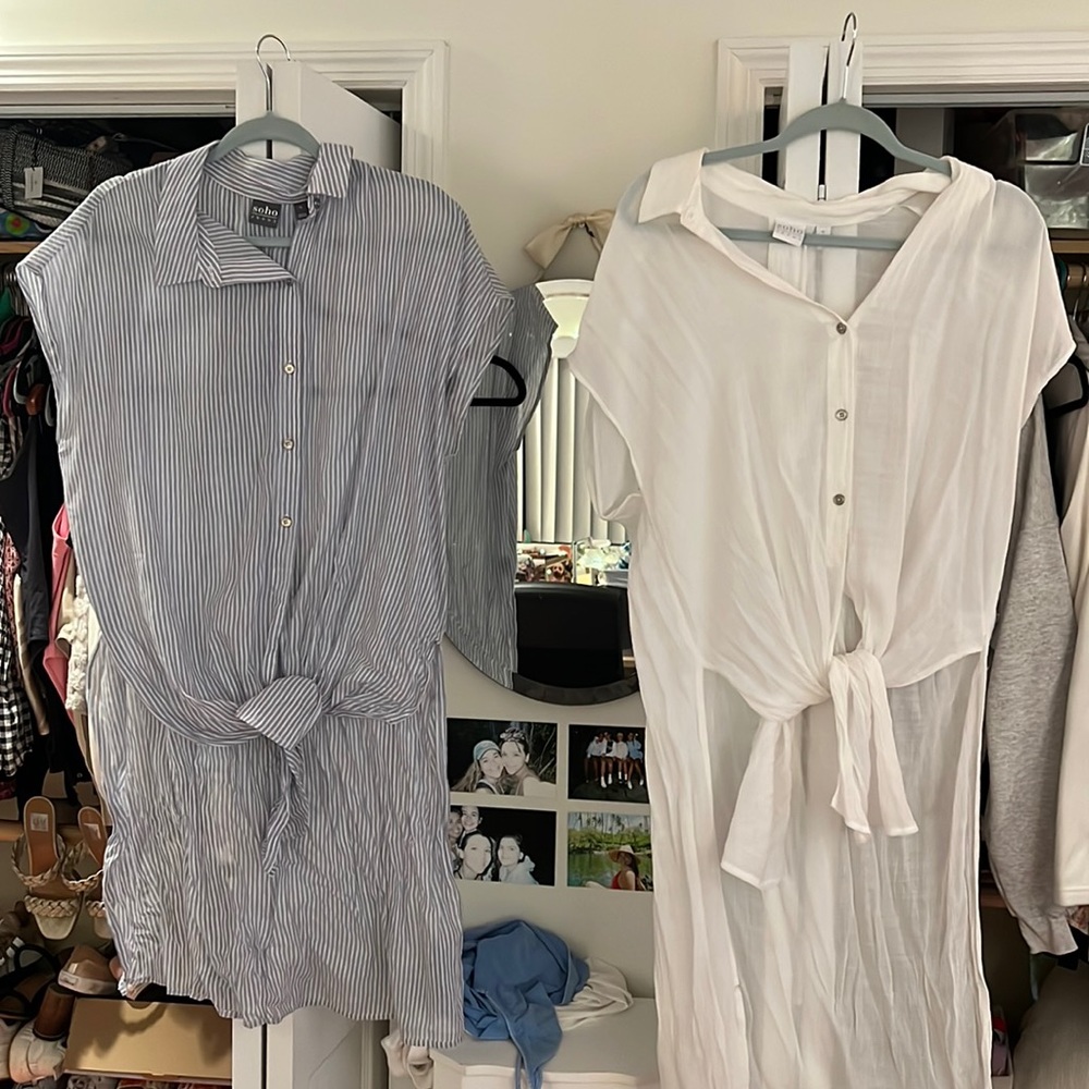 New York and Company Bundle Button Up Tops